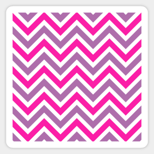 Purple & Pink Stripes Sticker